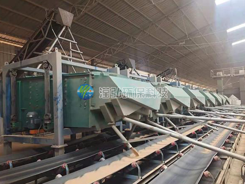 山西某項目（烘干礦粉）篩分現場